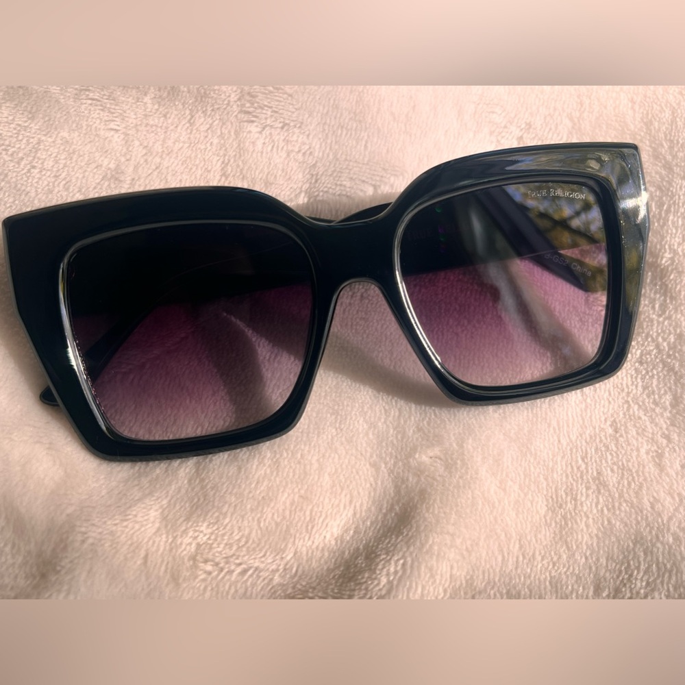 True Religion black sunglasses
